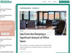 law firms dumping office space